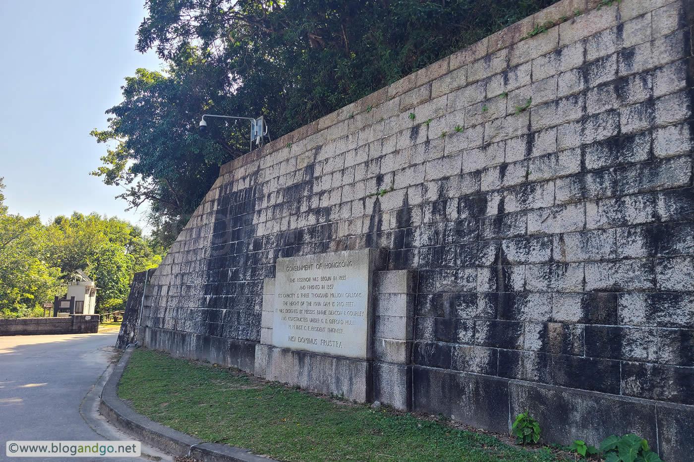 Shing Mun Redoubt - Reservoir Commemorative Plaque